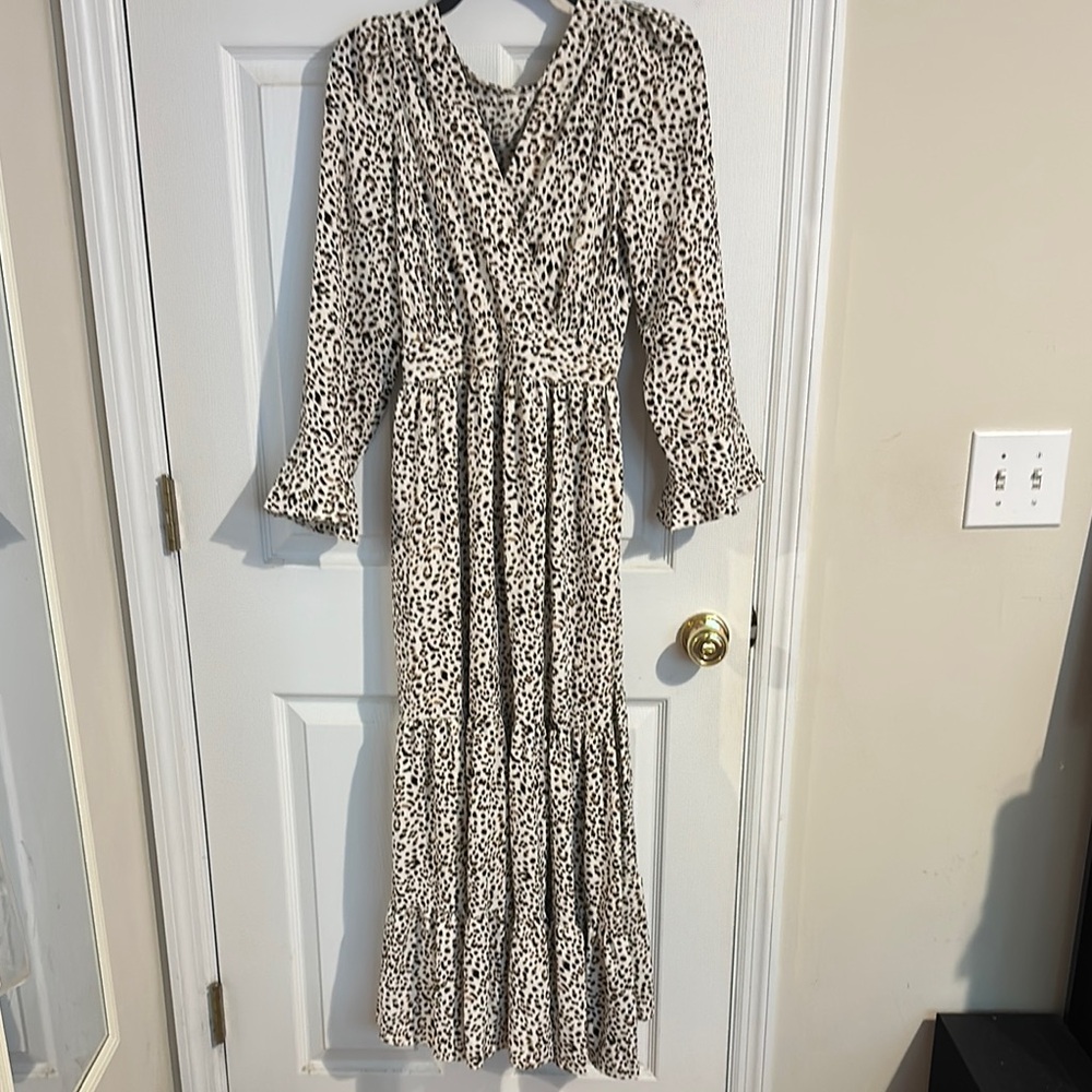 Chicwish Leopard Print Maxi Dress